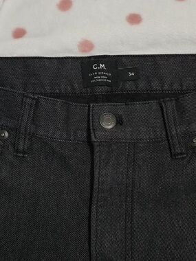 Club Monaco Men's Dark Gray Slim Straight Jeans
